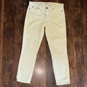 J. Crew Women’s Slim Fit Cream Jeans